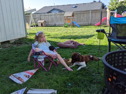 Relaxing Around The Fire